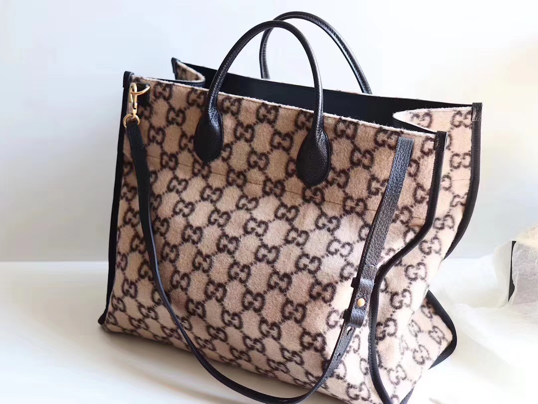 gucci购物袋真假对比,gucci防尘袋真假对比 gucci gg羊毛购物袋 官网价66600元