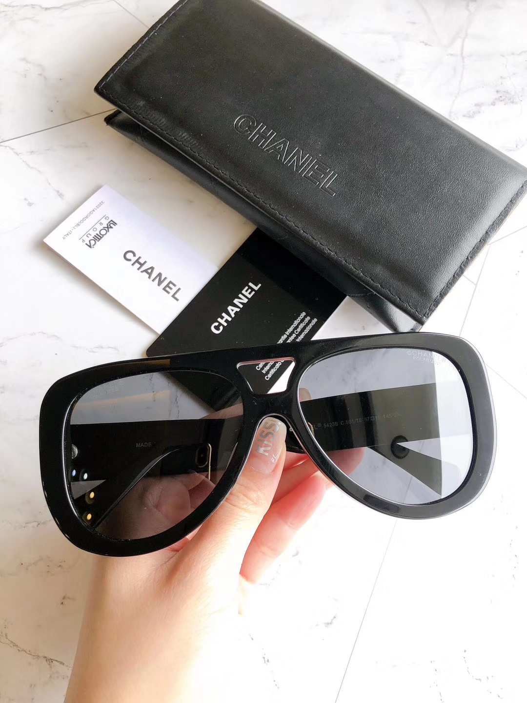 Id Glasses L Chanel專櫃款太陽眼鏡美女必備
